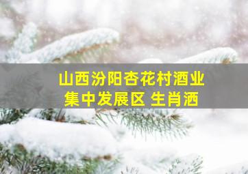 山西汾阳杏花村酒业集中发展区 生肖洒